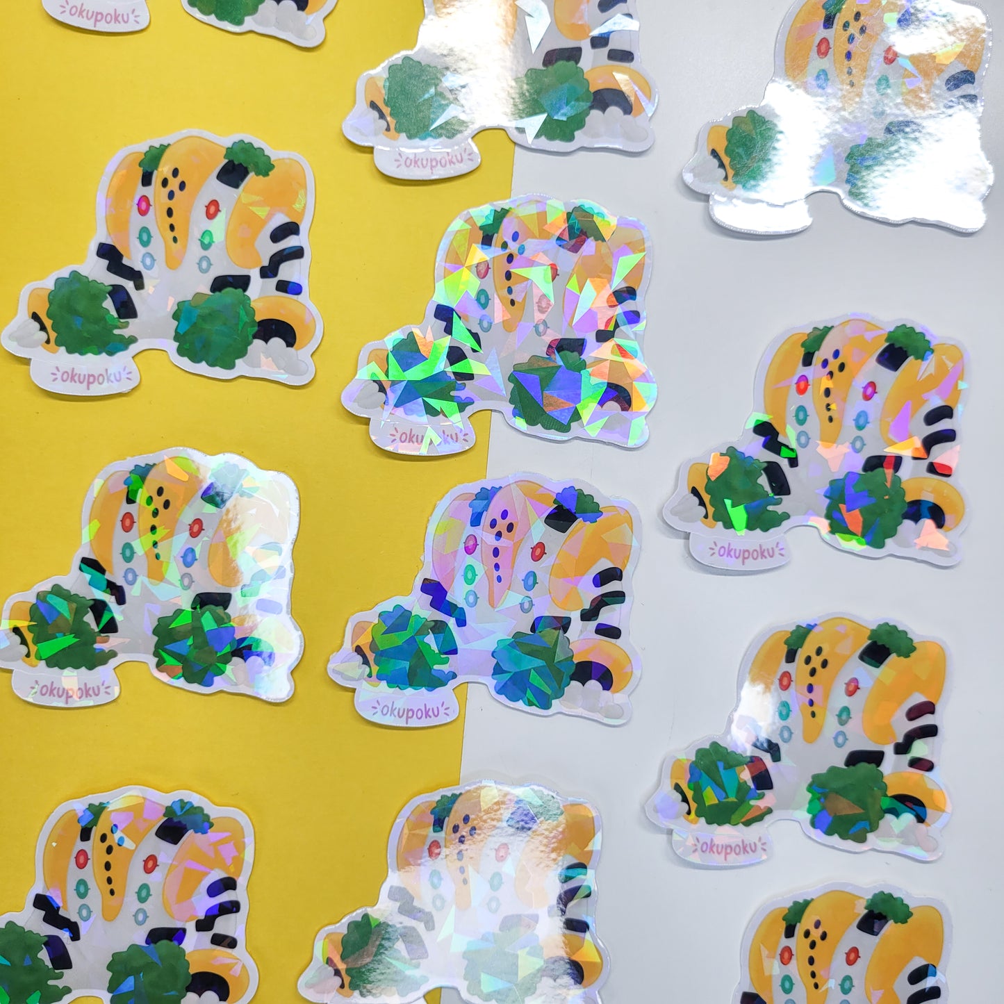 Regigigas sticker shown on a table