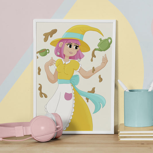 Tea Witch Art Print