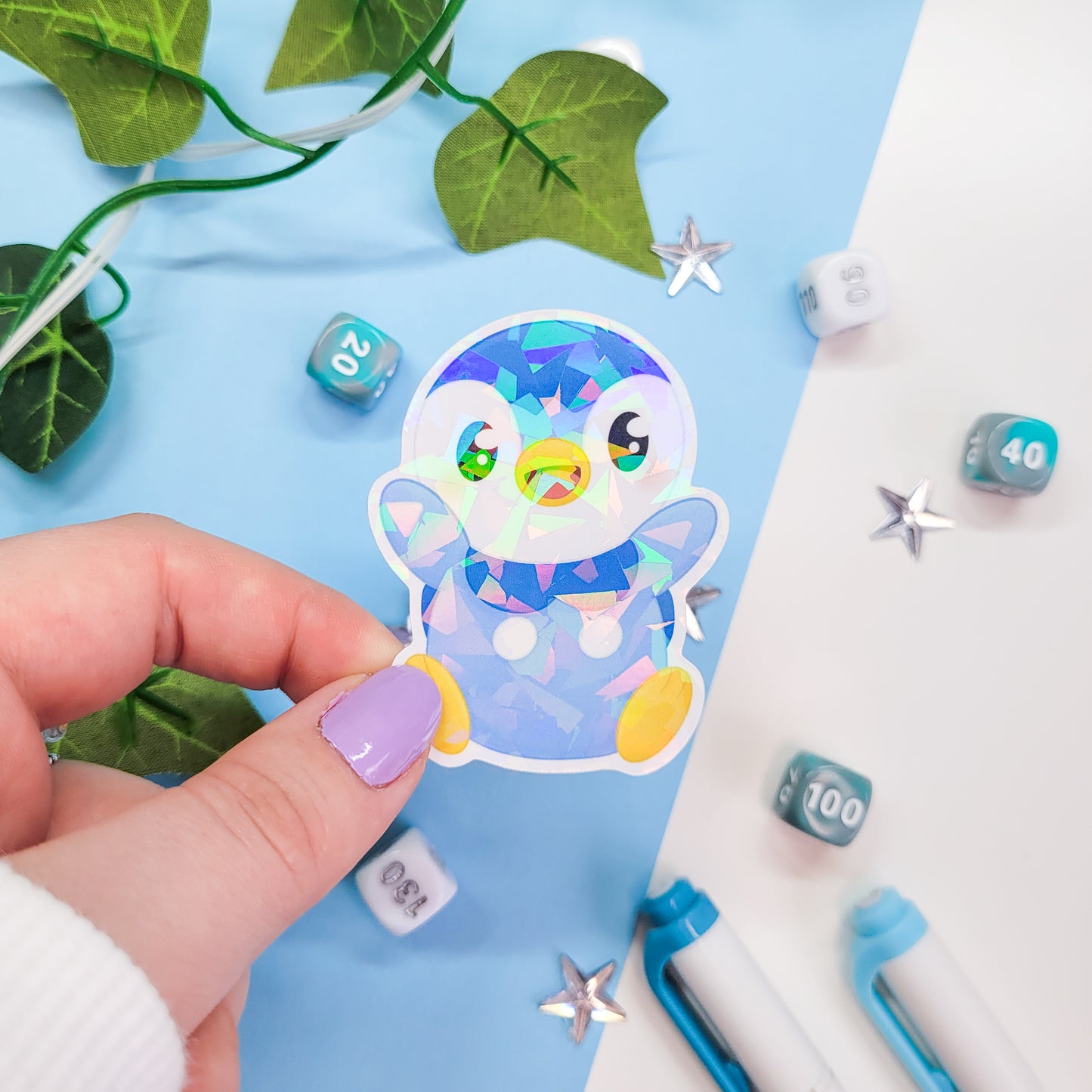 Water Pokemon sticker pack featuring 5 water type pokemon stickers