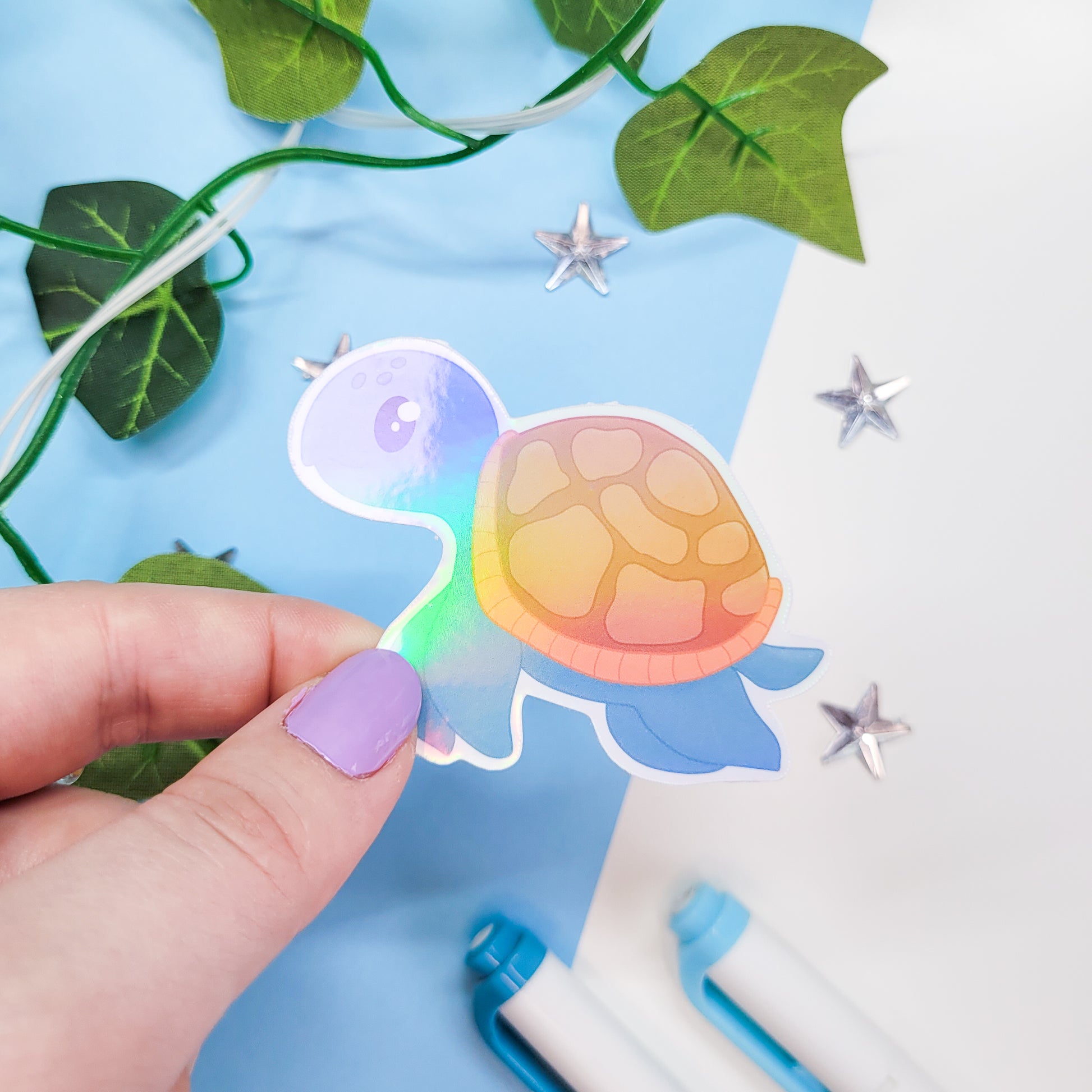 Cute underwater themed stickers features 5 stickers