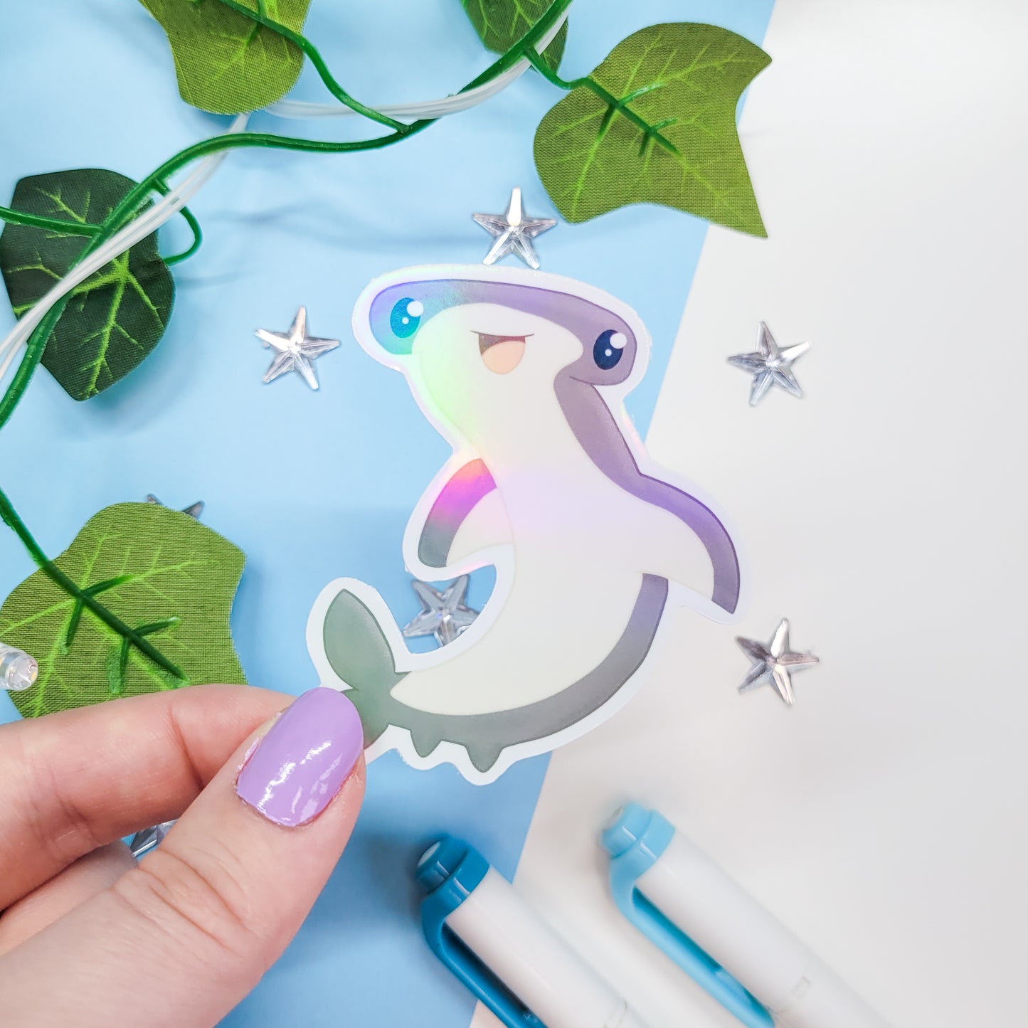 Cute underwater themed stickers features 5 stickers
