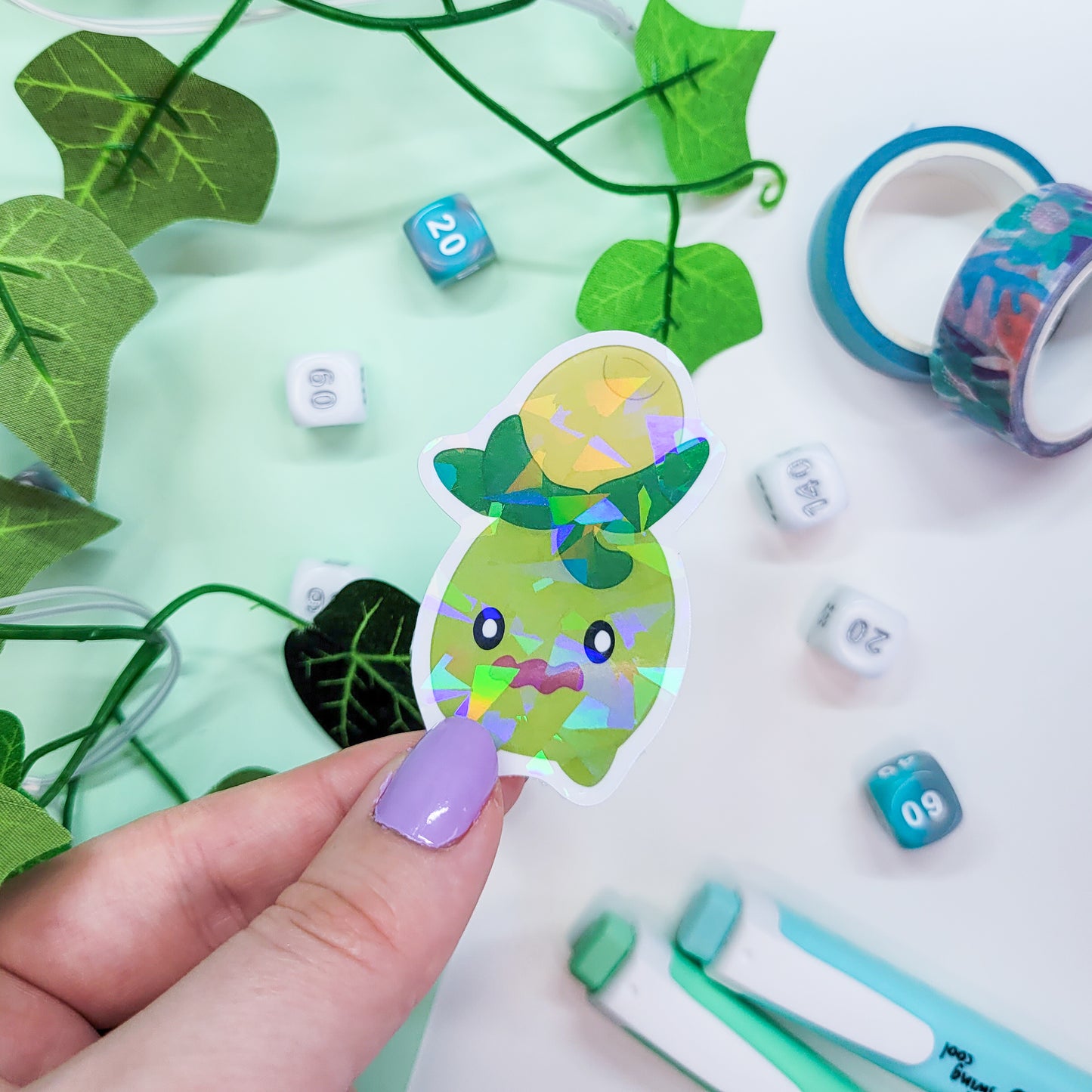 Grass Type Pokemon Sticker Pack