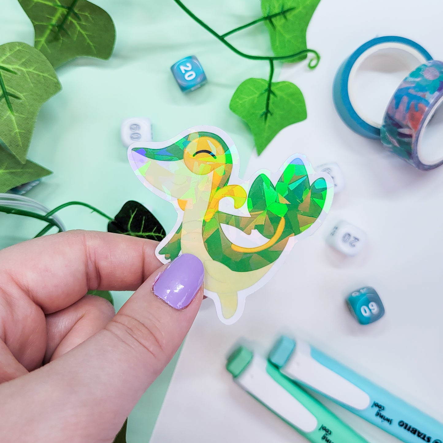 Grass Type Pokemon Sticker Pack