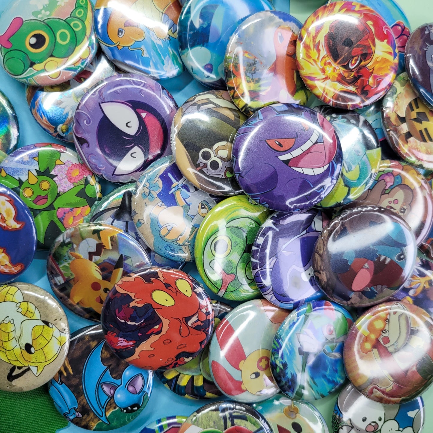 Mystery TCG Button Badges