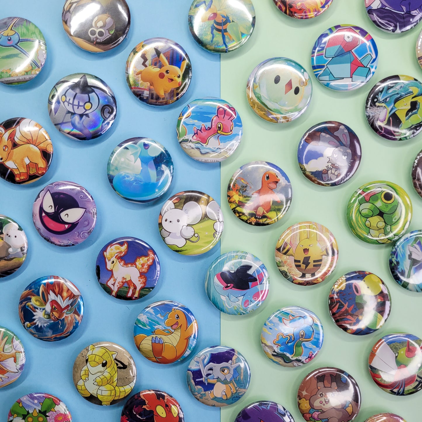 Mystery TCG Button Badges