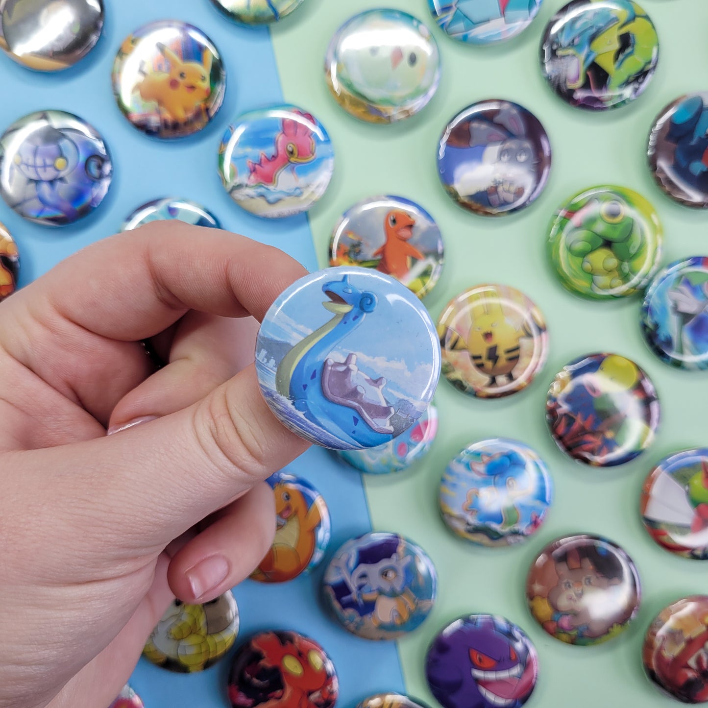 Mystery TCG Button Badges