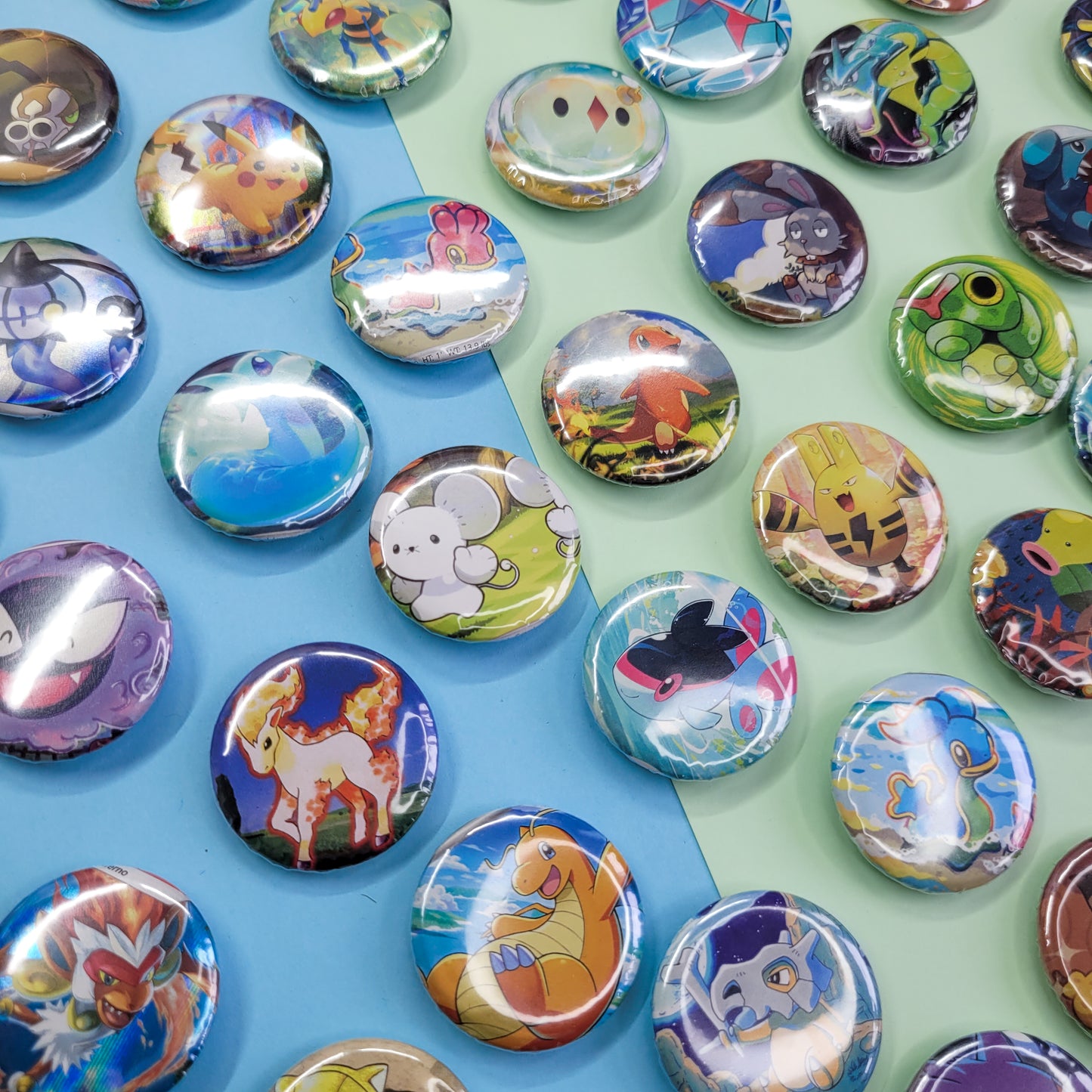 Mystery TCG Button Badges