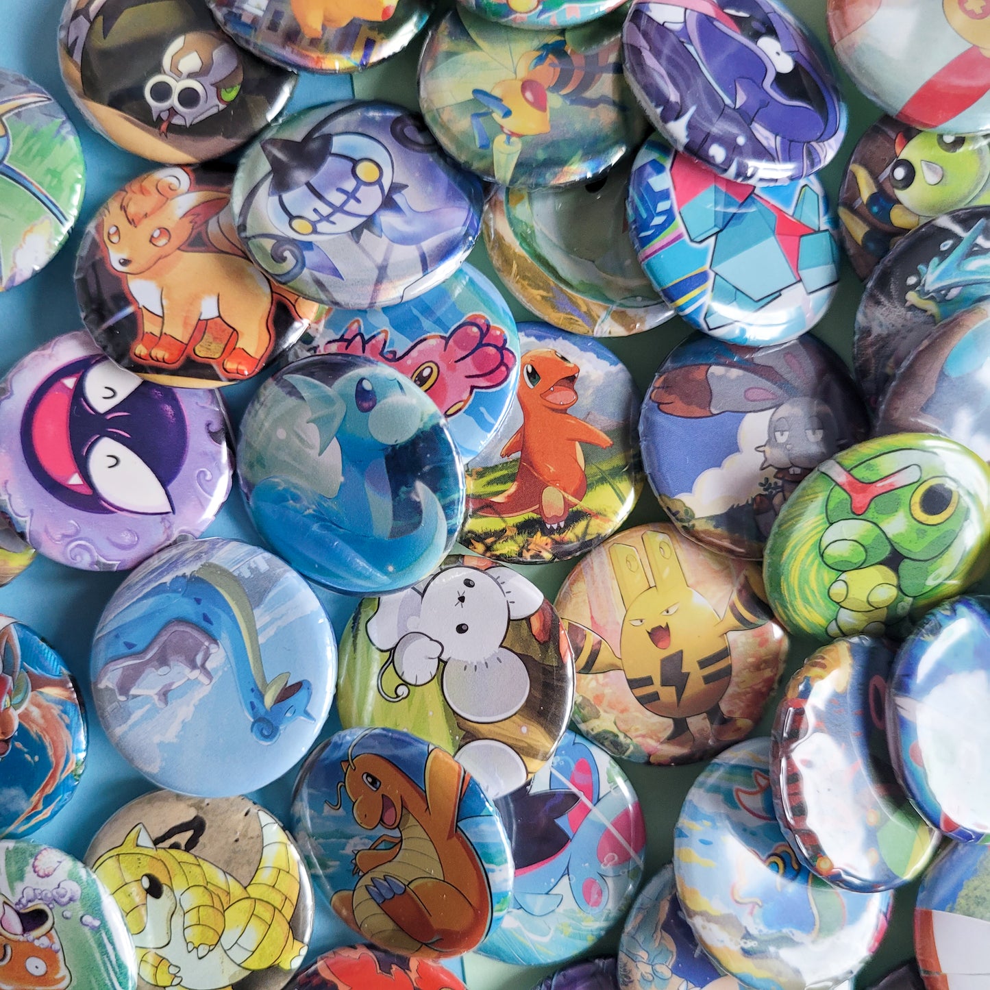 Mystery TCG Button Badges