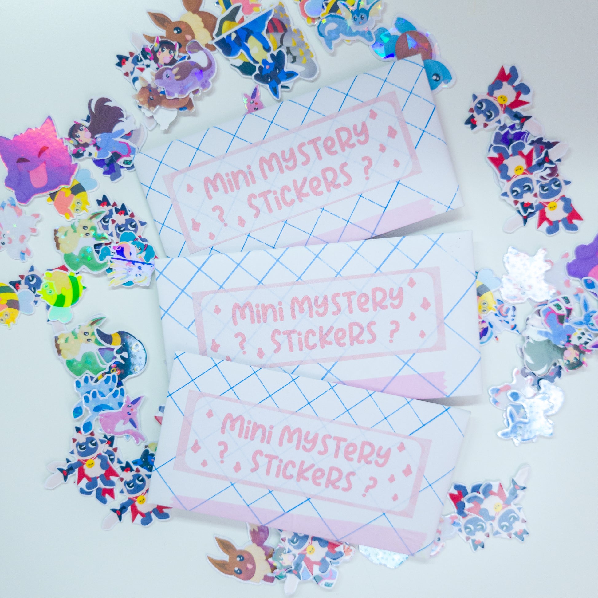 Mini Mystery Sticker Pack including 15 stickers