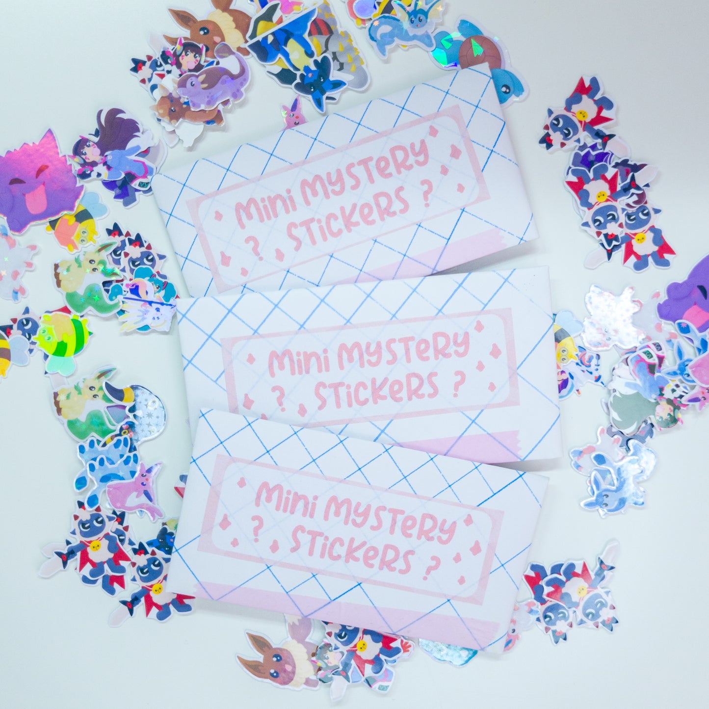 Mini Mystery Sticker Pack including 15 stickers