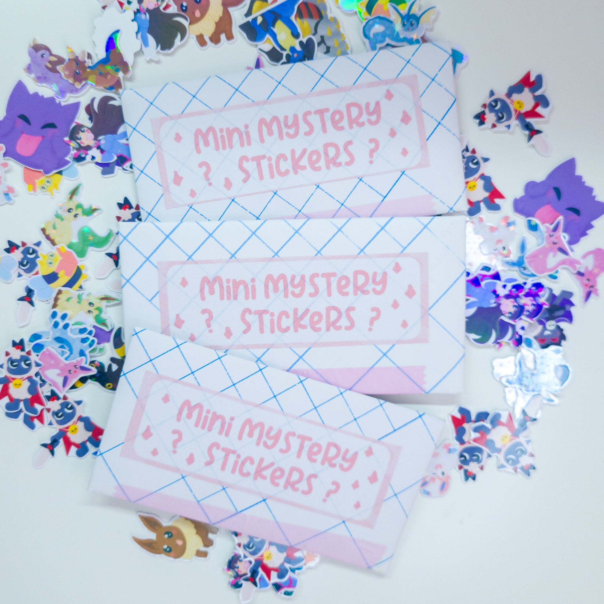 Mini Mystery Sticker Pack including 15 stickers