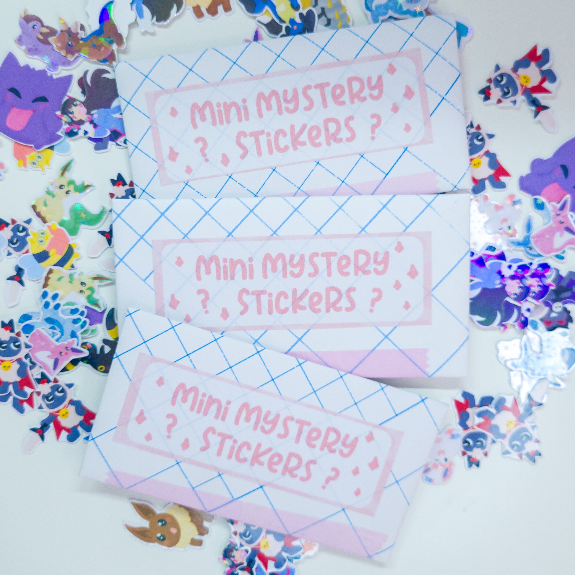 Mini Mystery Sticker Pack including 15 stickers