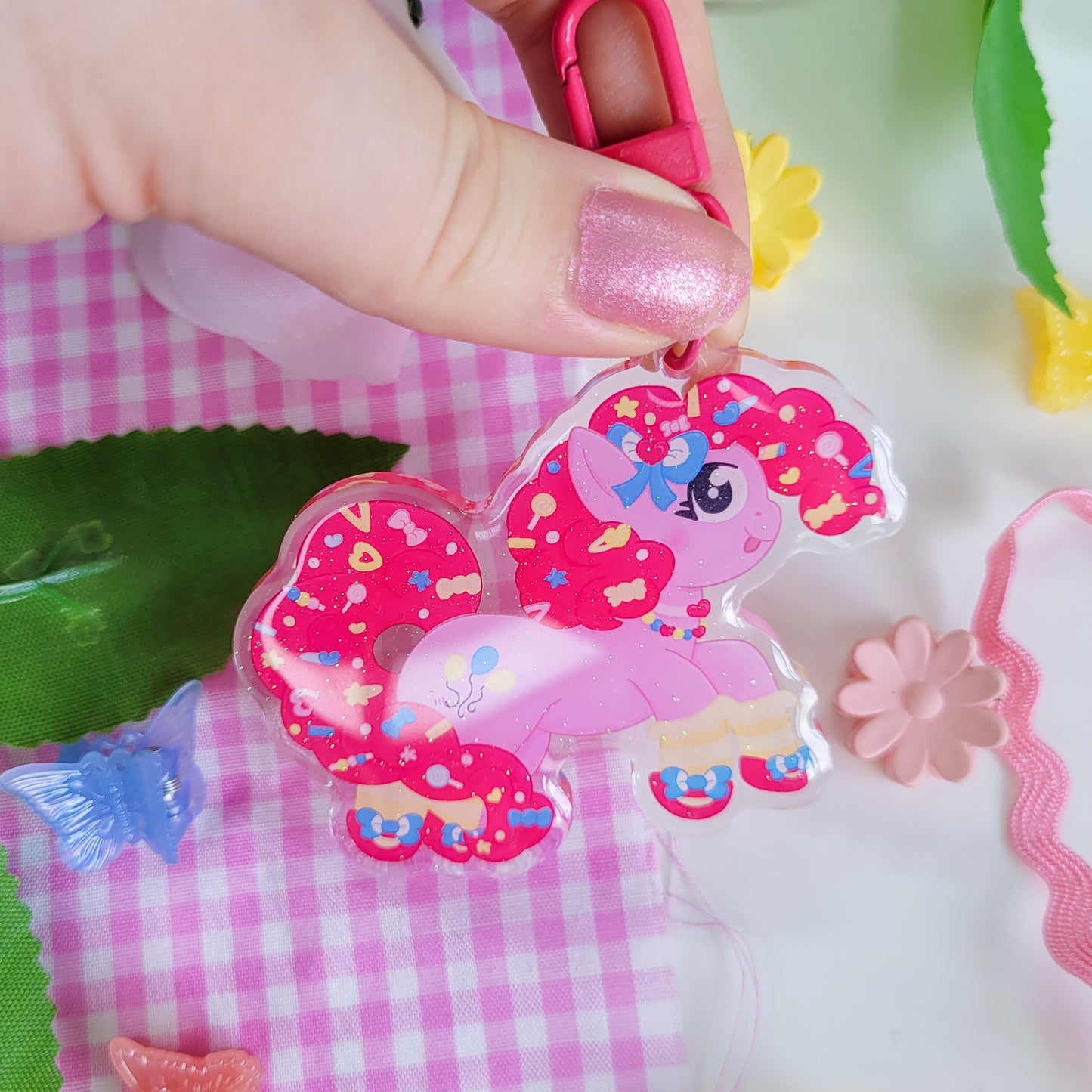 Pinkie Pie Keychain