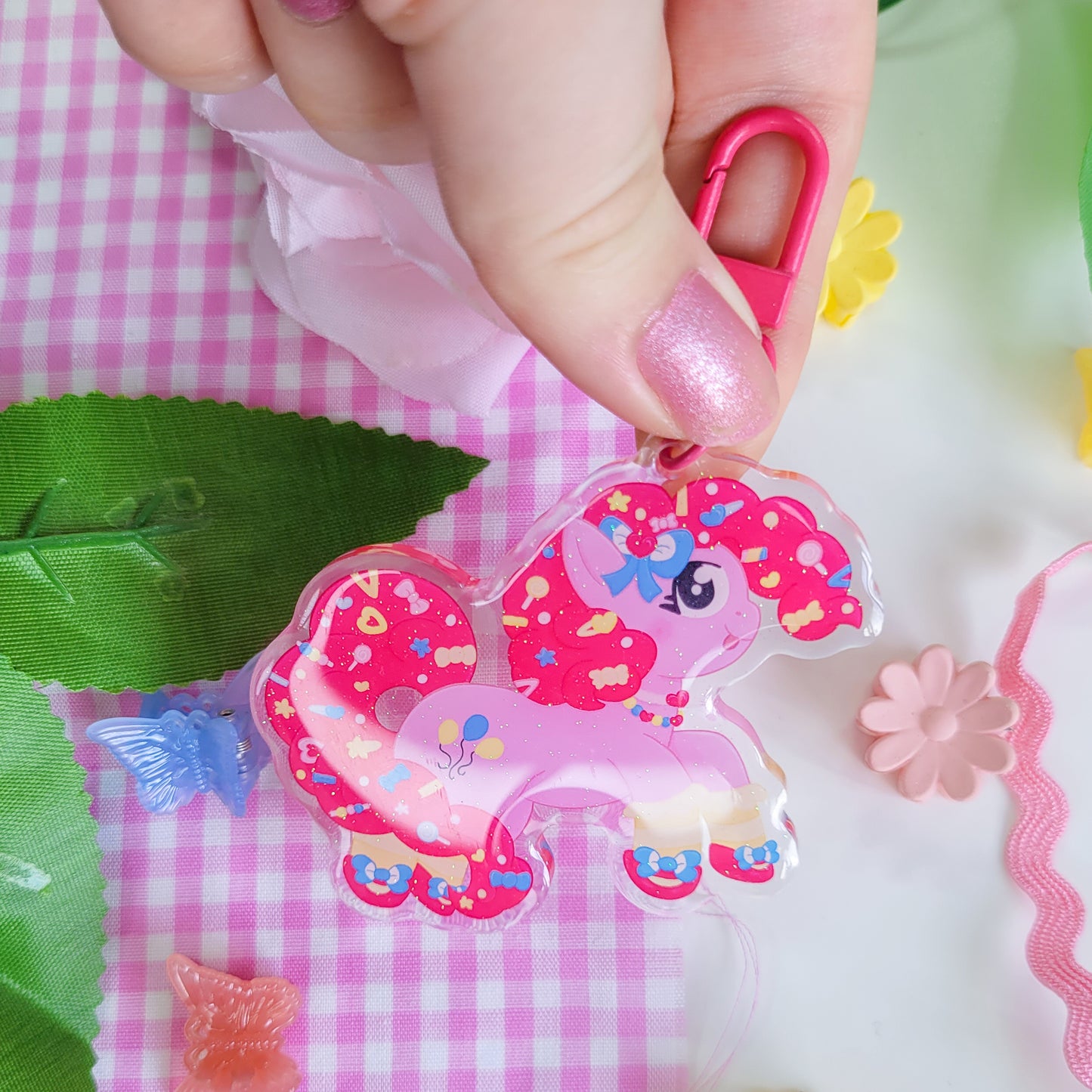 Pinkie Pie Keychain