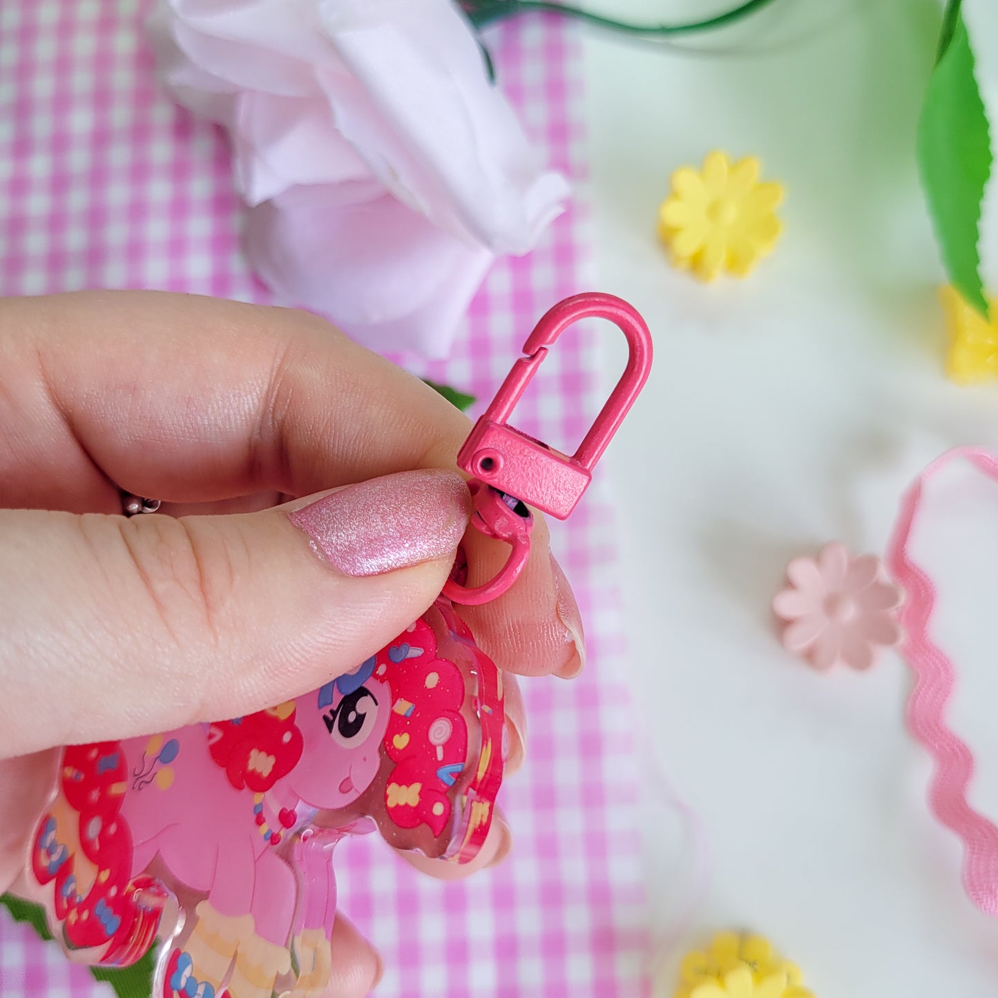 Pinkie Pie Keychain