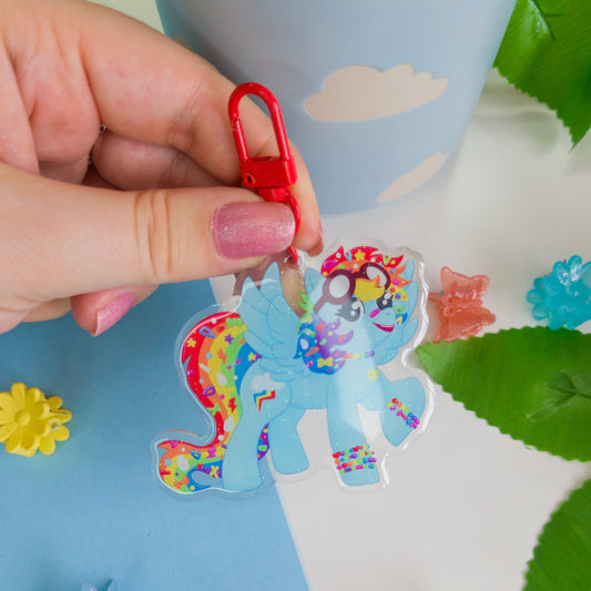 Rainbow Dash Keychain