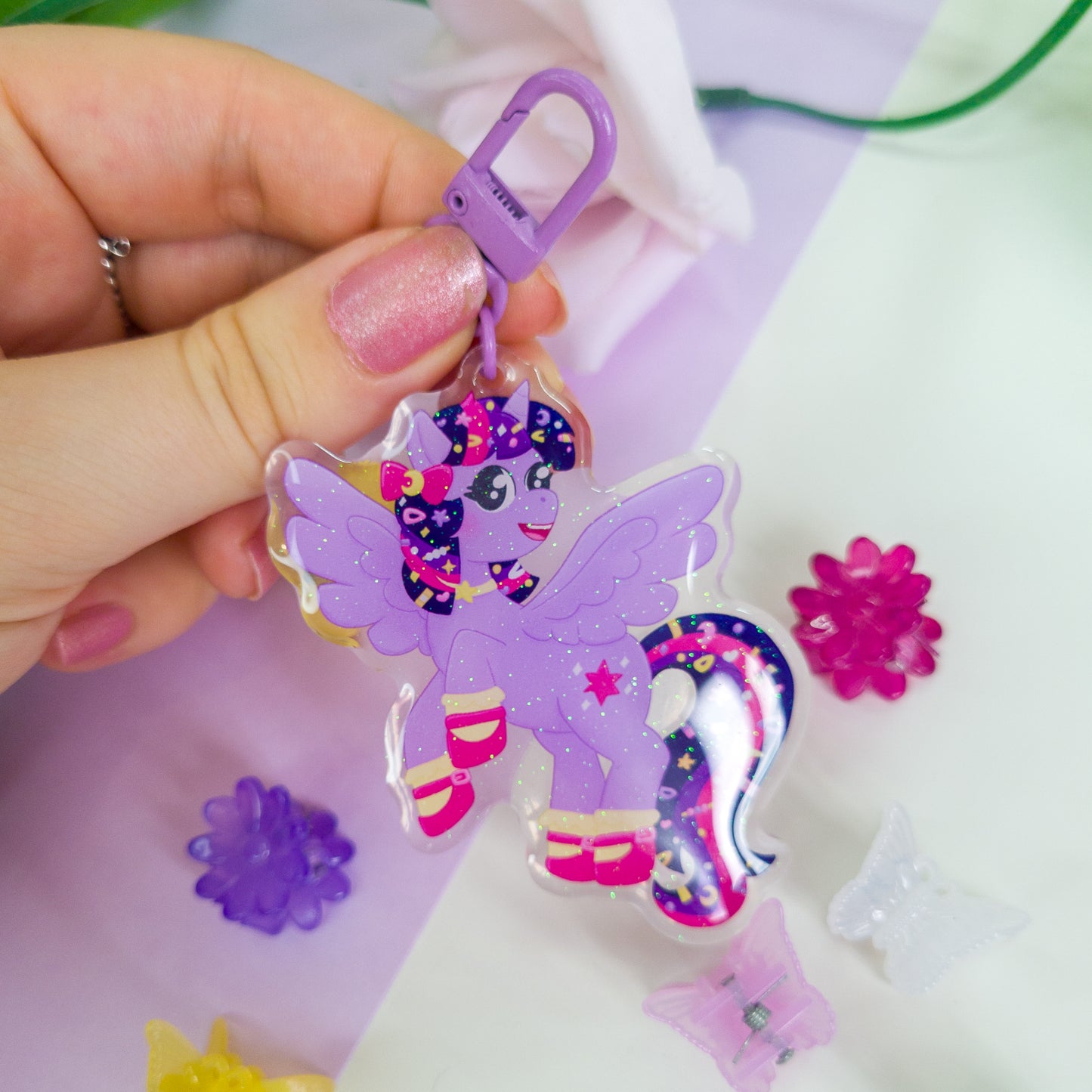 Twighlight Sparkle Keychain