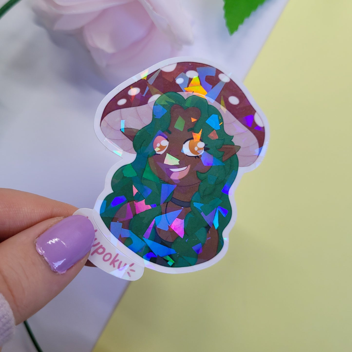 cute Mushroom girls stickers