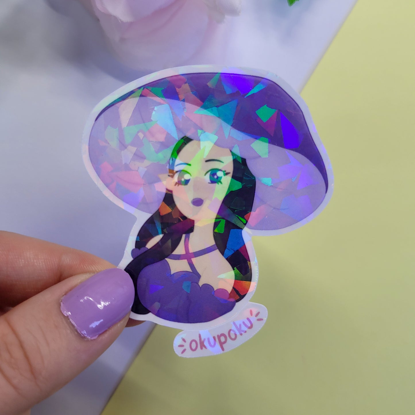 cute Mushroom girls stickers