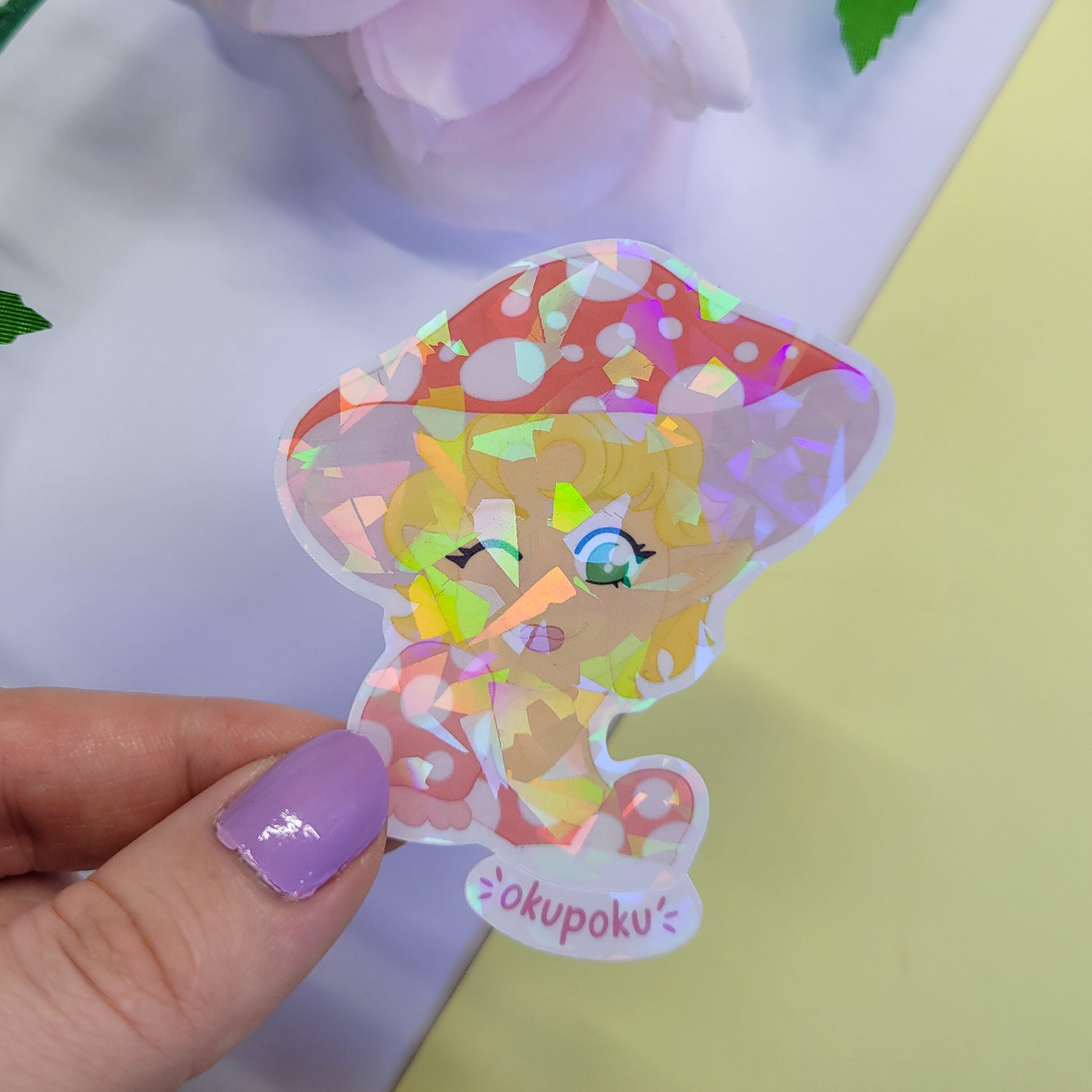 cute Mushroom girls stickers