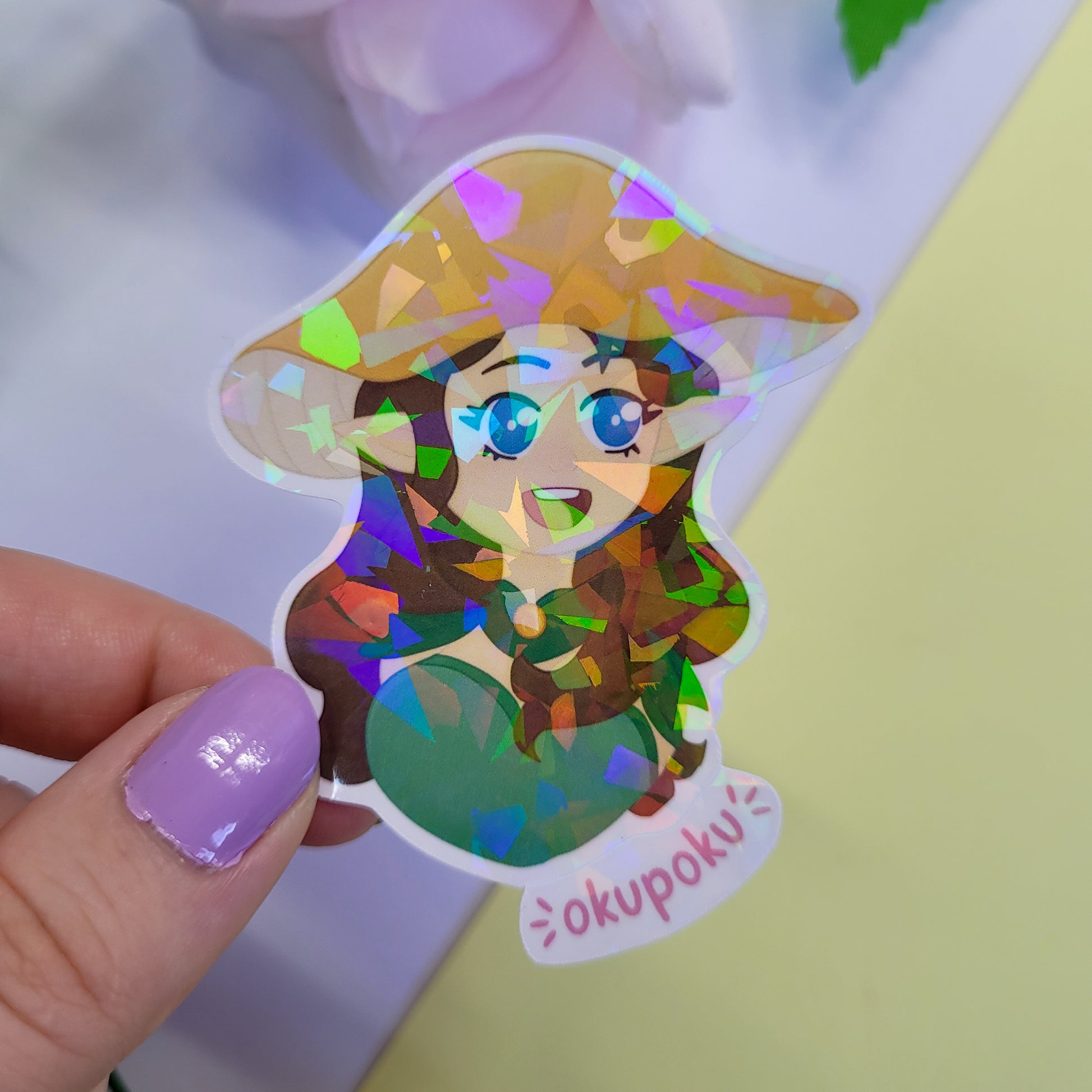 cute Mushroom girls stickers
