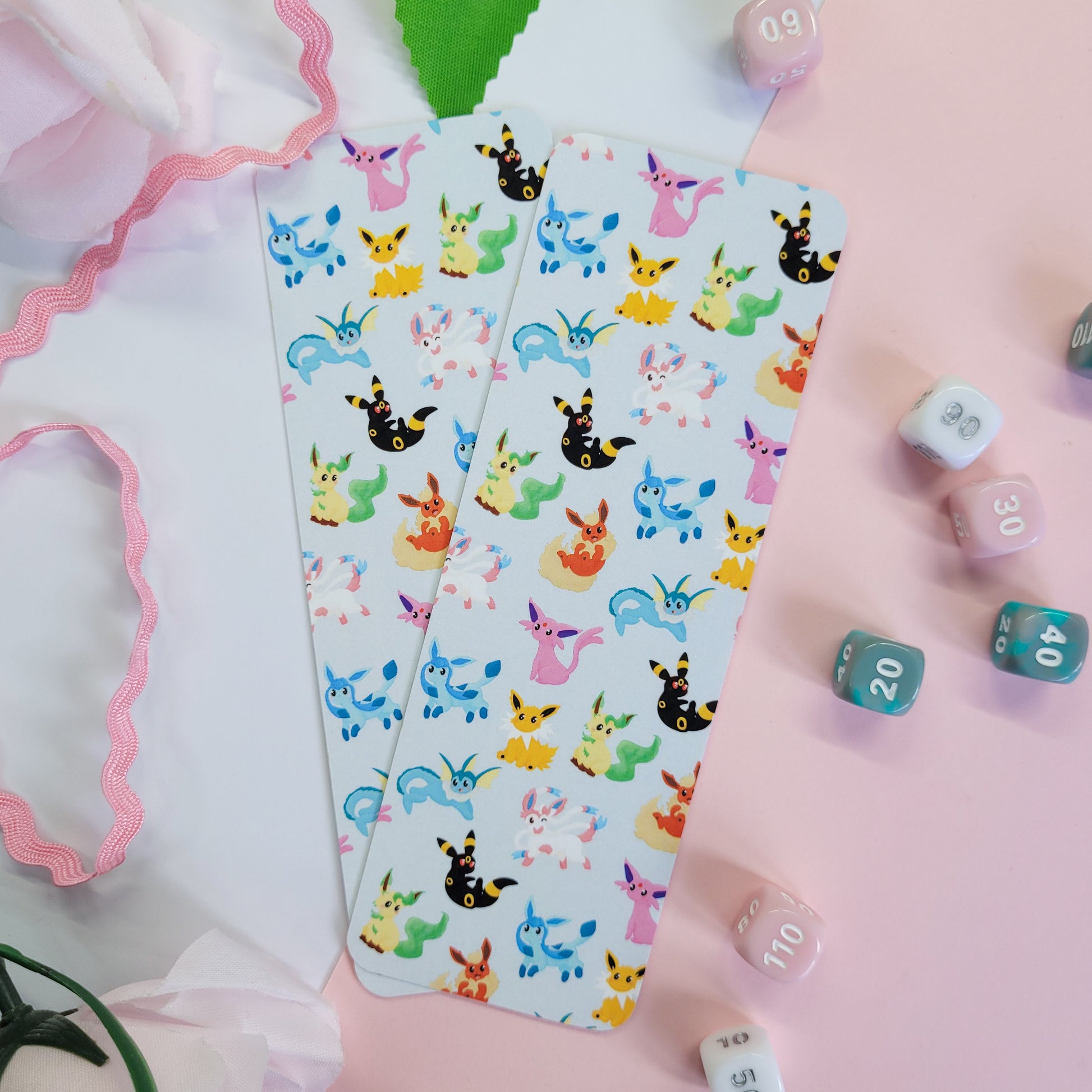 eeveelutions bookmark, pocket monster bookmark design
