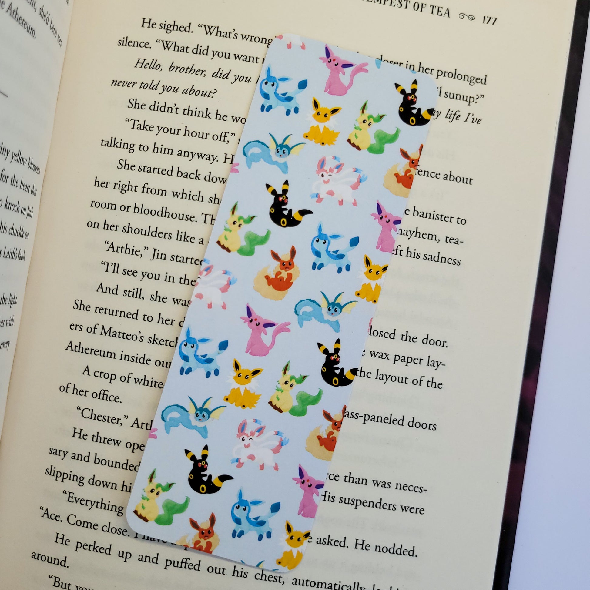 eeveelutions bookmark, pocket monster bookmark design