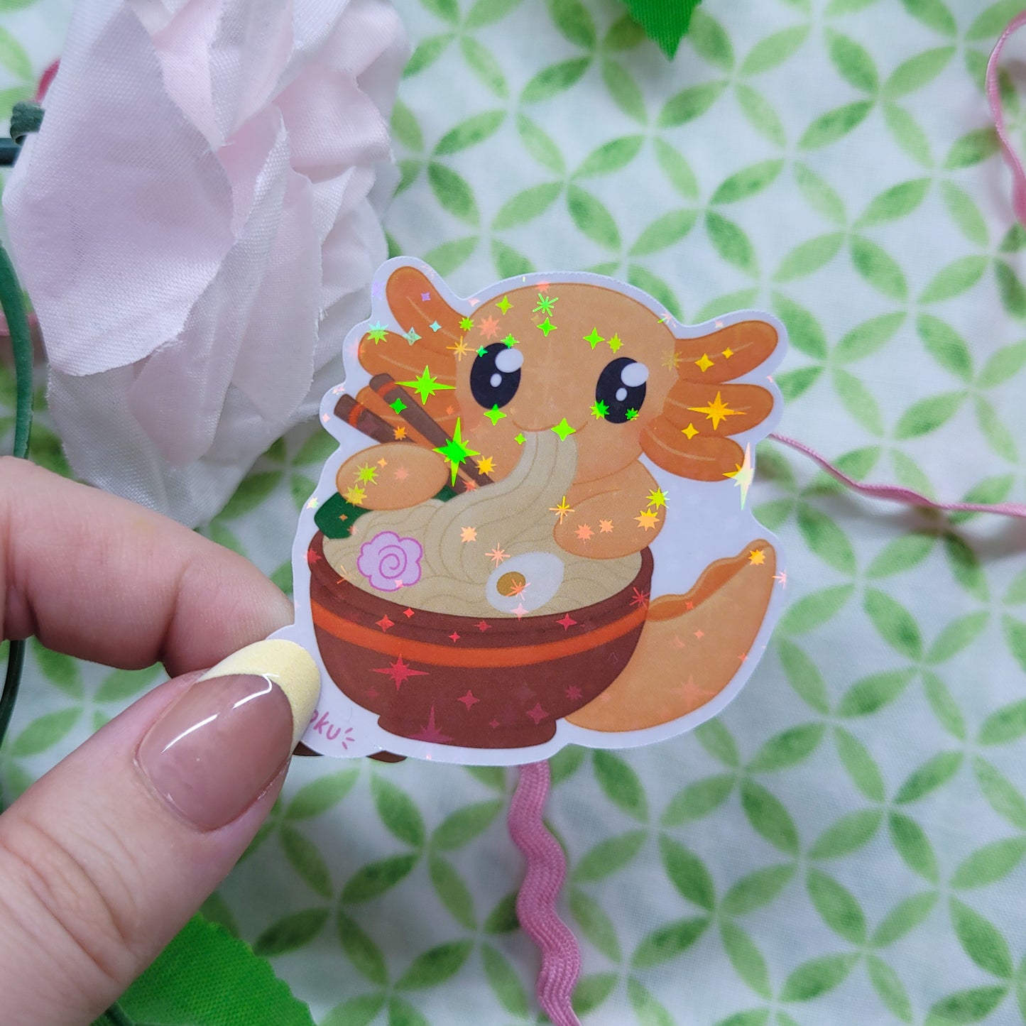 Snaxalotl sticker pack with lots of cute stickers