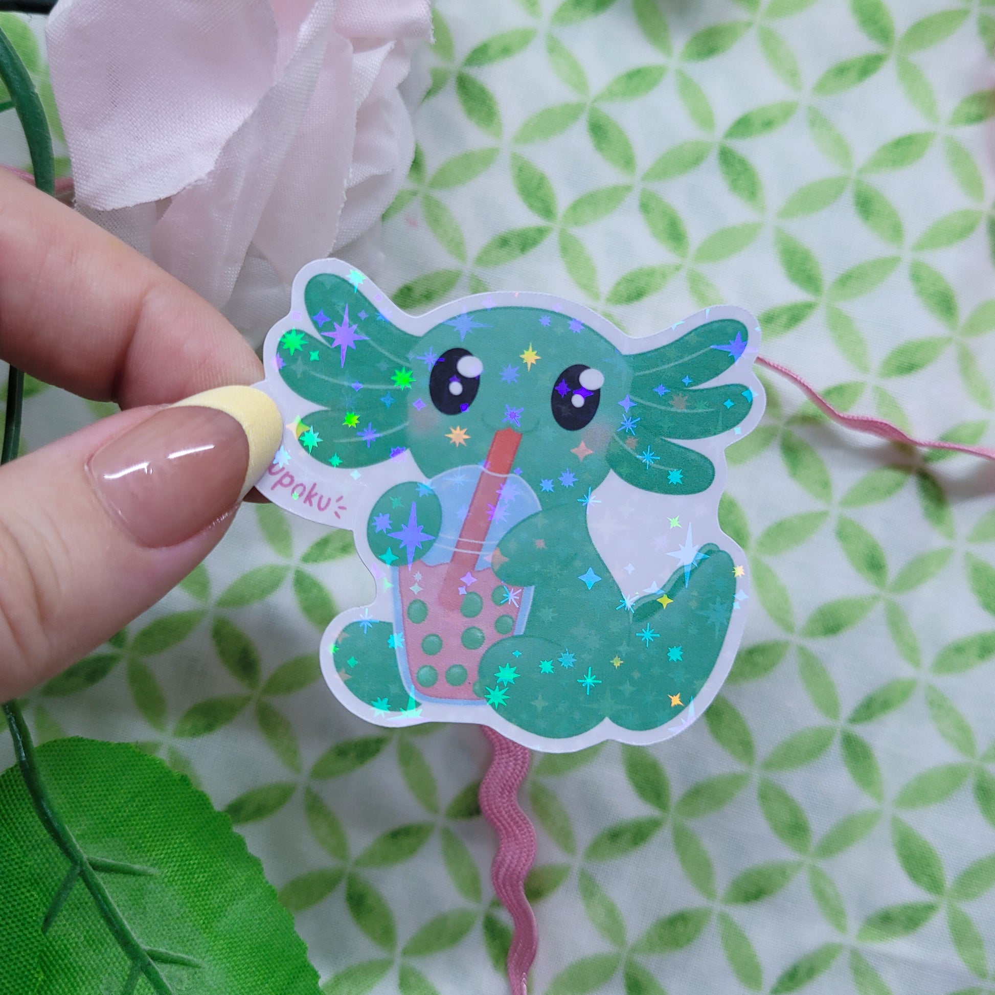 Snaxalotl sticker pack with lots of cute stickers