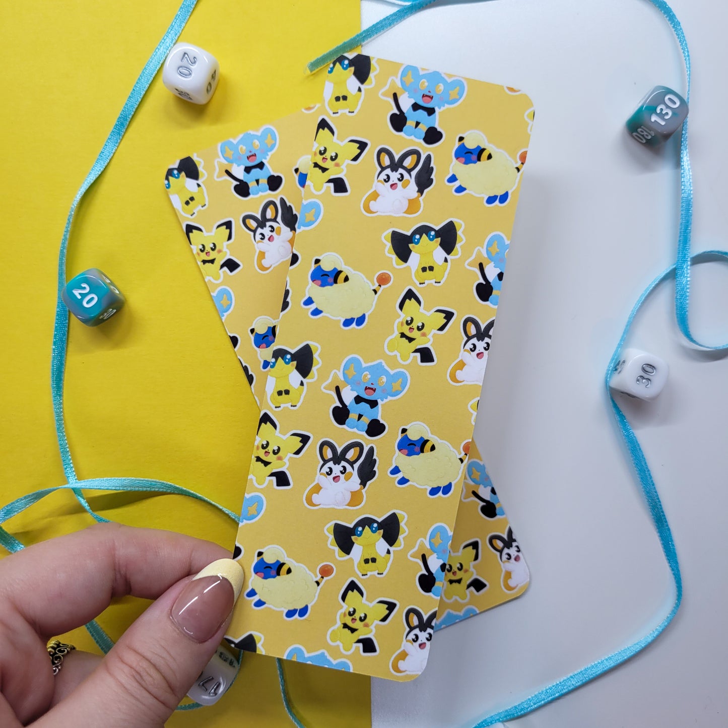Electric type pokemon bookmark 