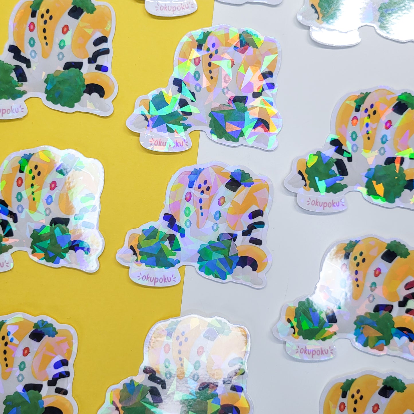 Regigigas sticker shown on a table