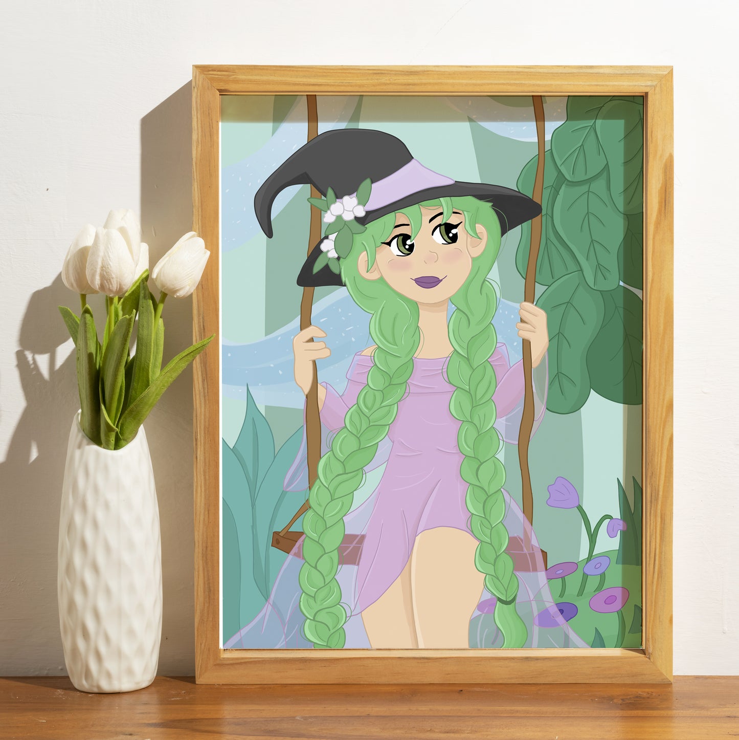 Garden Witch Art Print