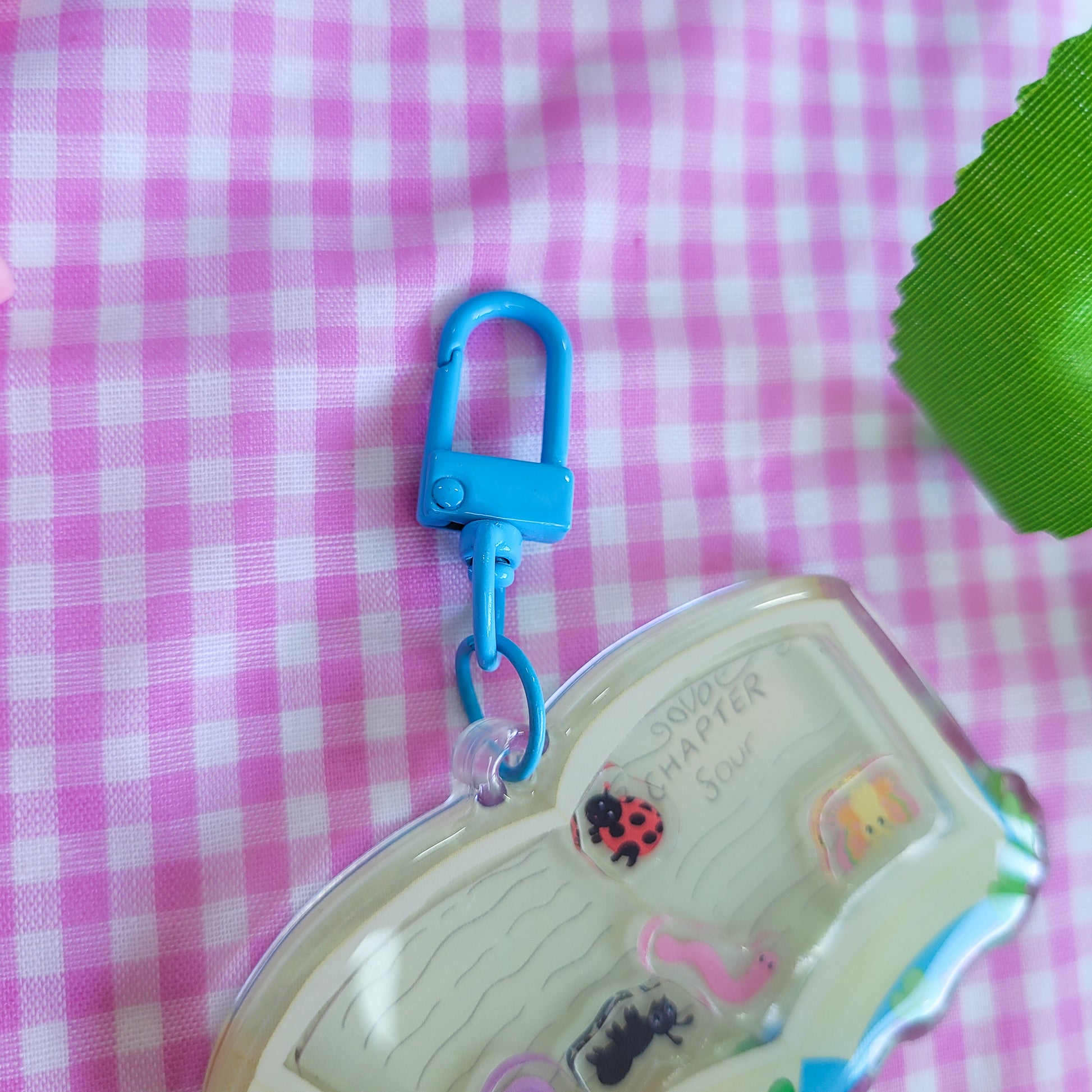 Bookish Bugs Shaker Keychain, charm for your keys or bag