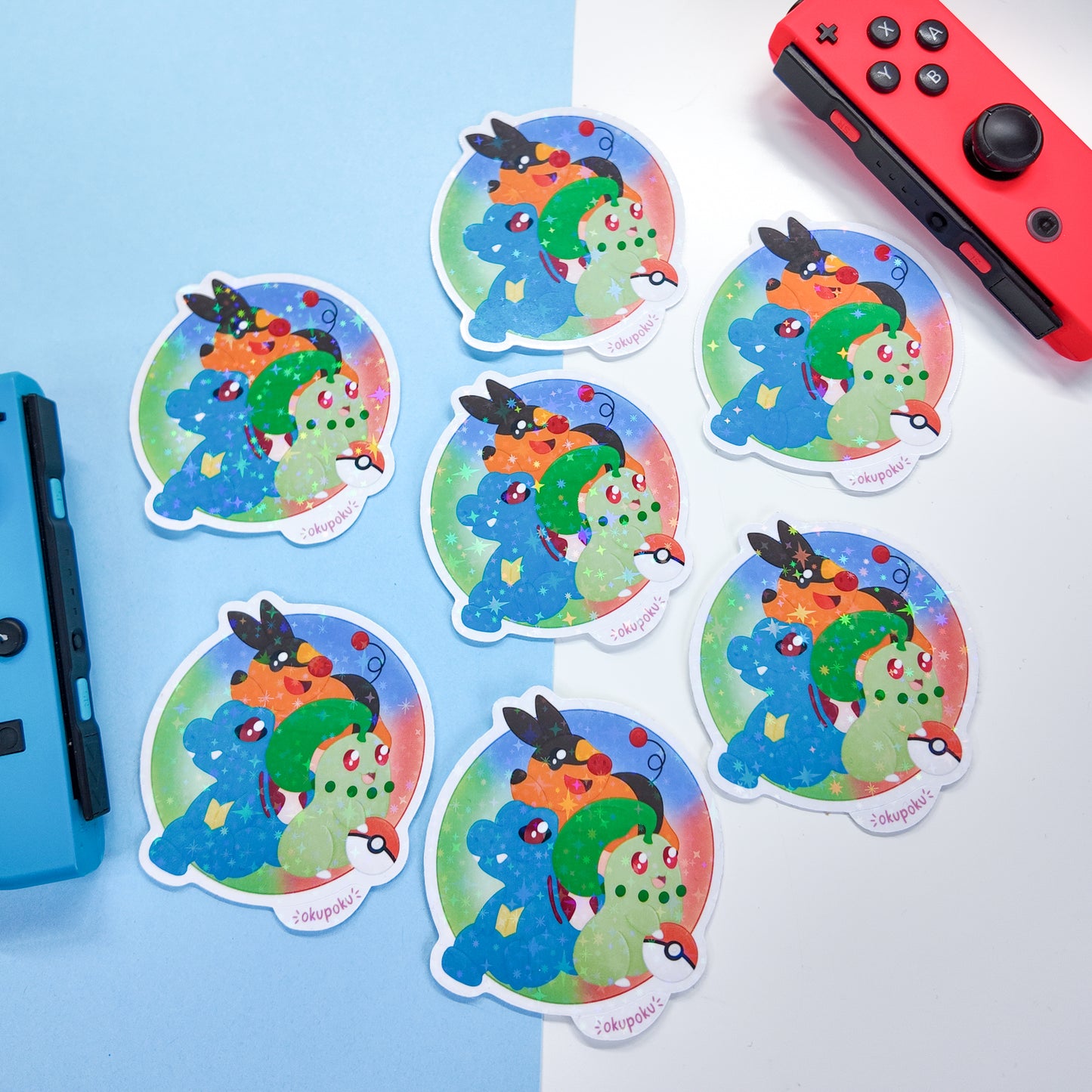 ZA Starters Sticker Pokemon Sticker