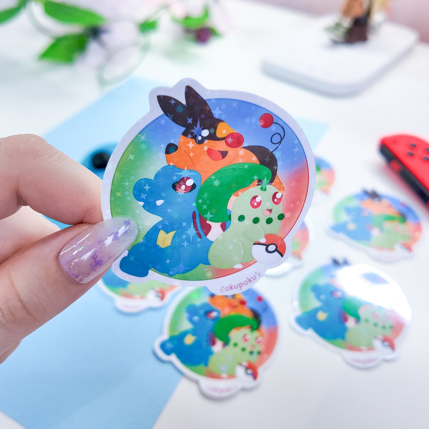 ZA Starters Sticker Pokemon Sticker