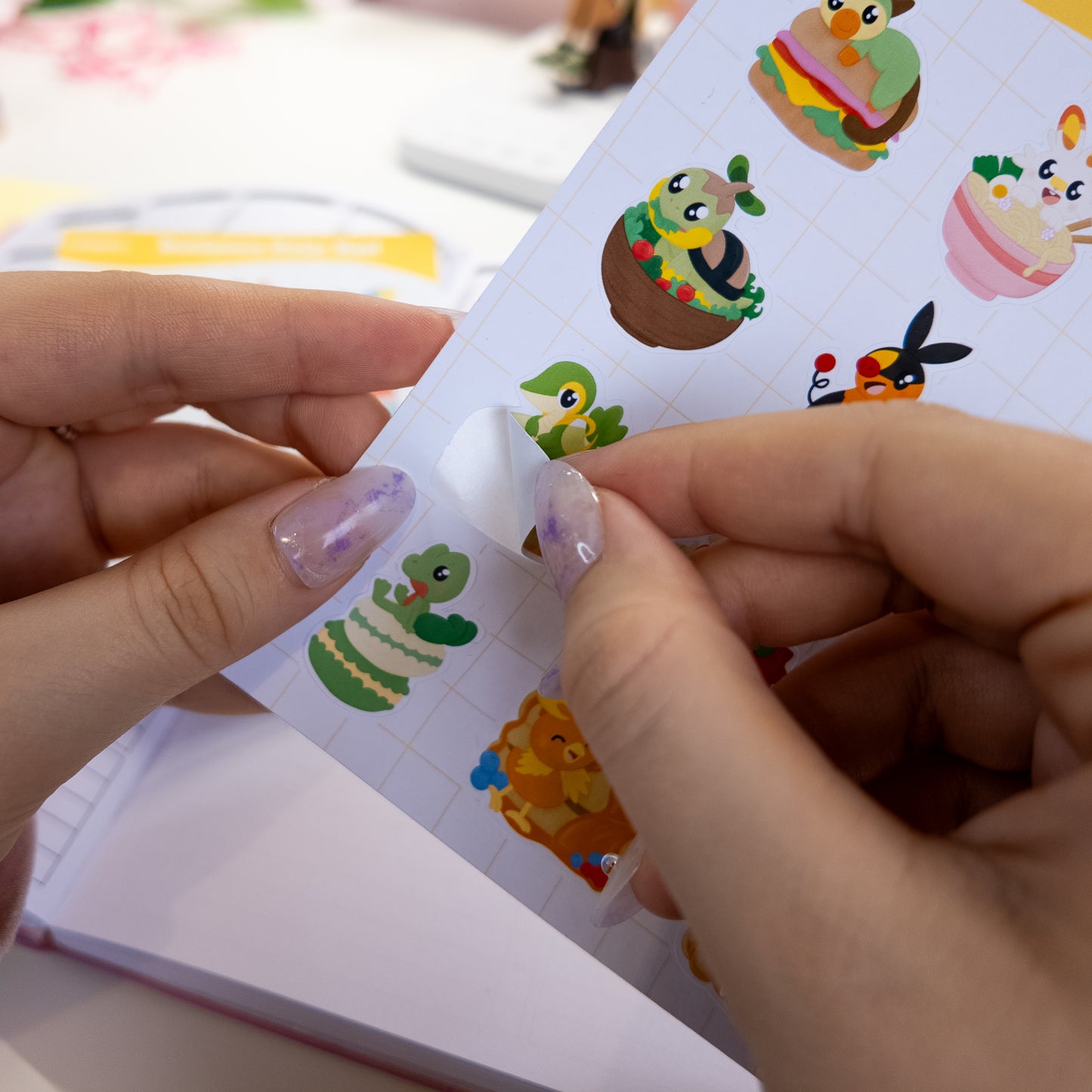 Snackymon Sticker Sheet