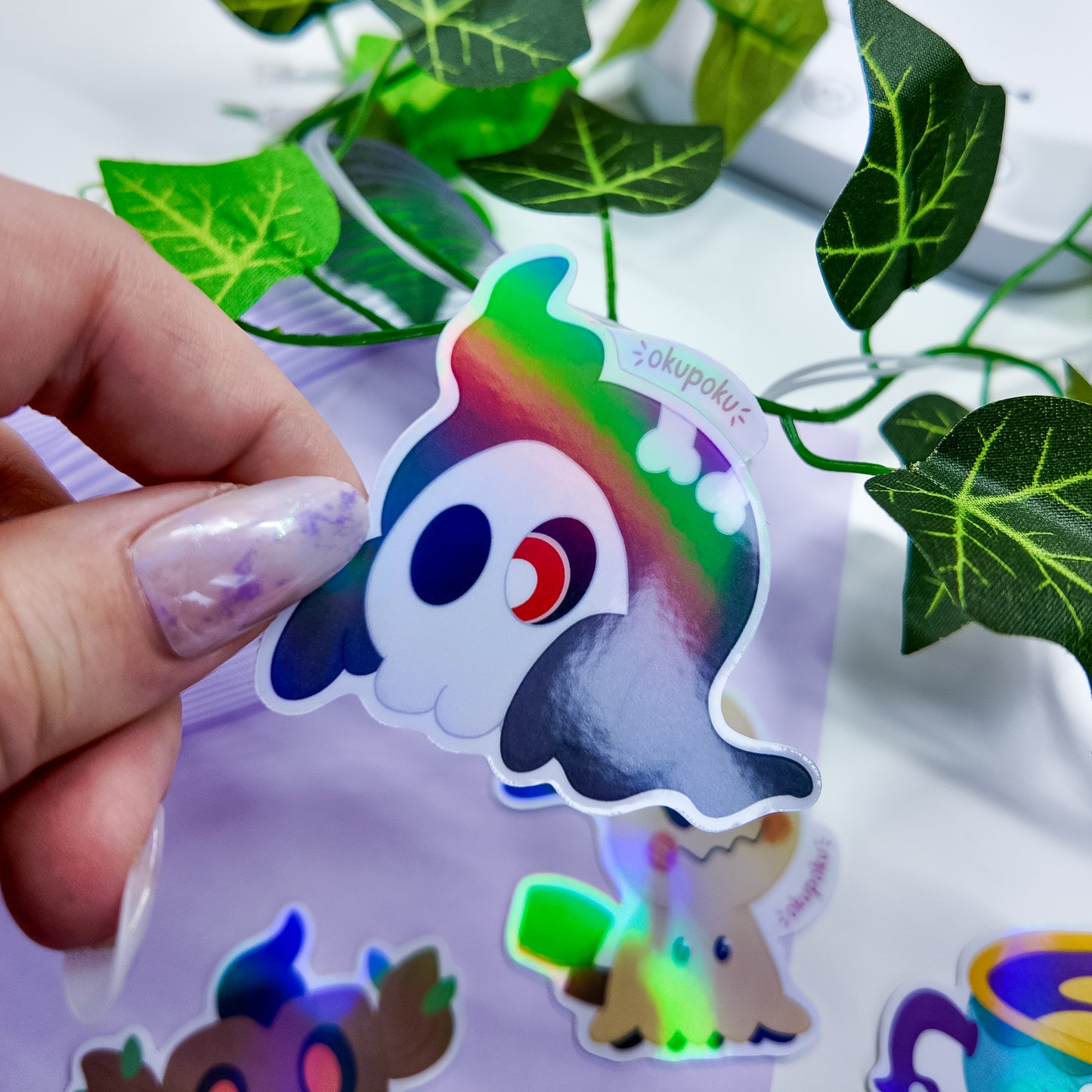 Ghost Type Pokemon Sticker Pack