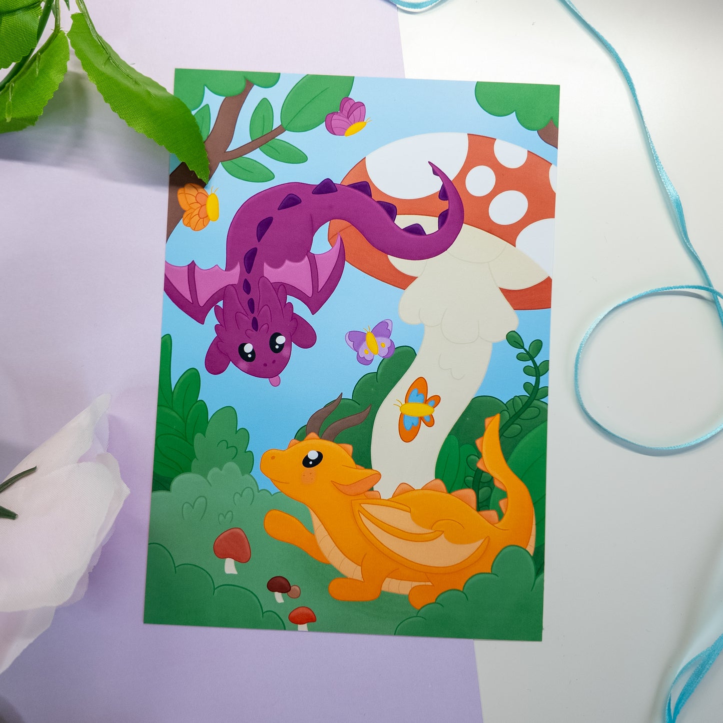 Dragon Forest Art Print